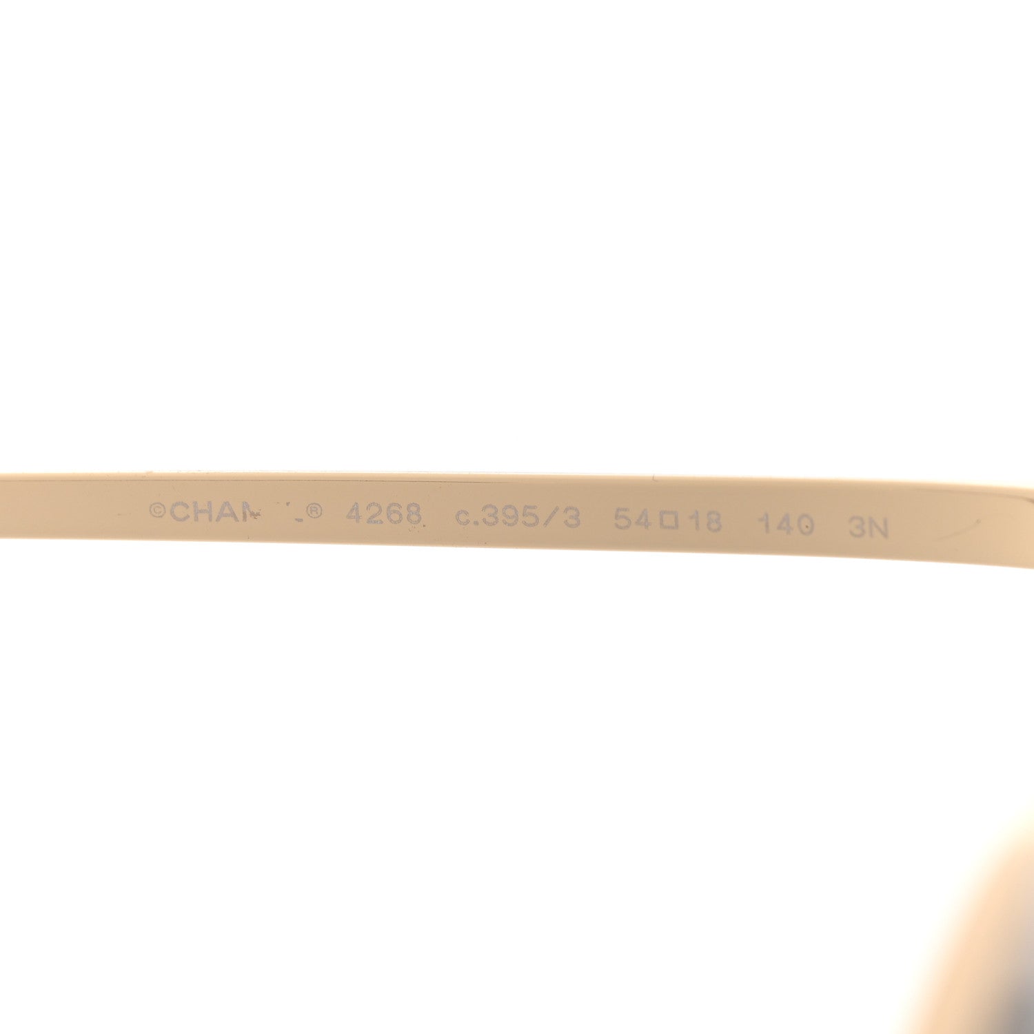 Chanel Metal Round Sunglasses 4268 Gold Tortoise 5 of 7