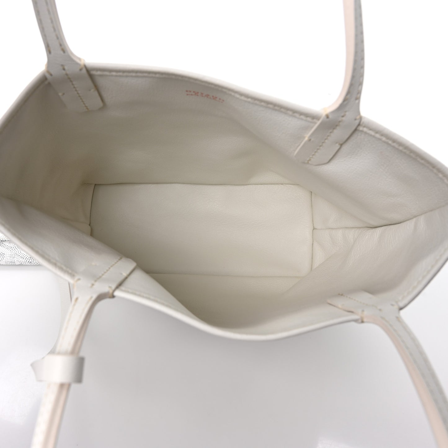 Goyardine Reversible Mini Anjou White