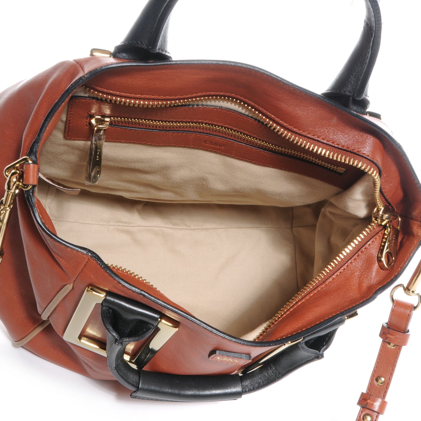 Leather Ethel Satchel Red Blush