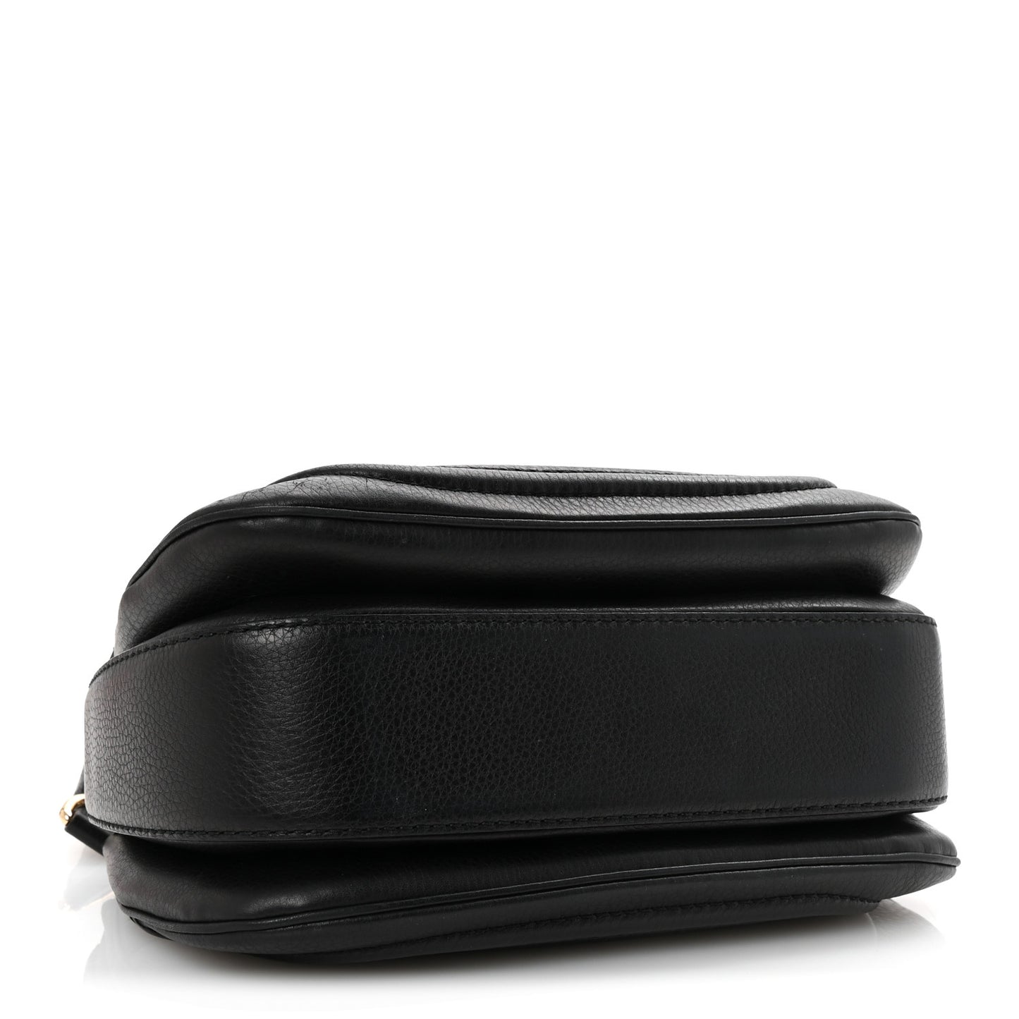 Cellarius Calfskin Medium New Bamboo Top Handle Bag Black