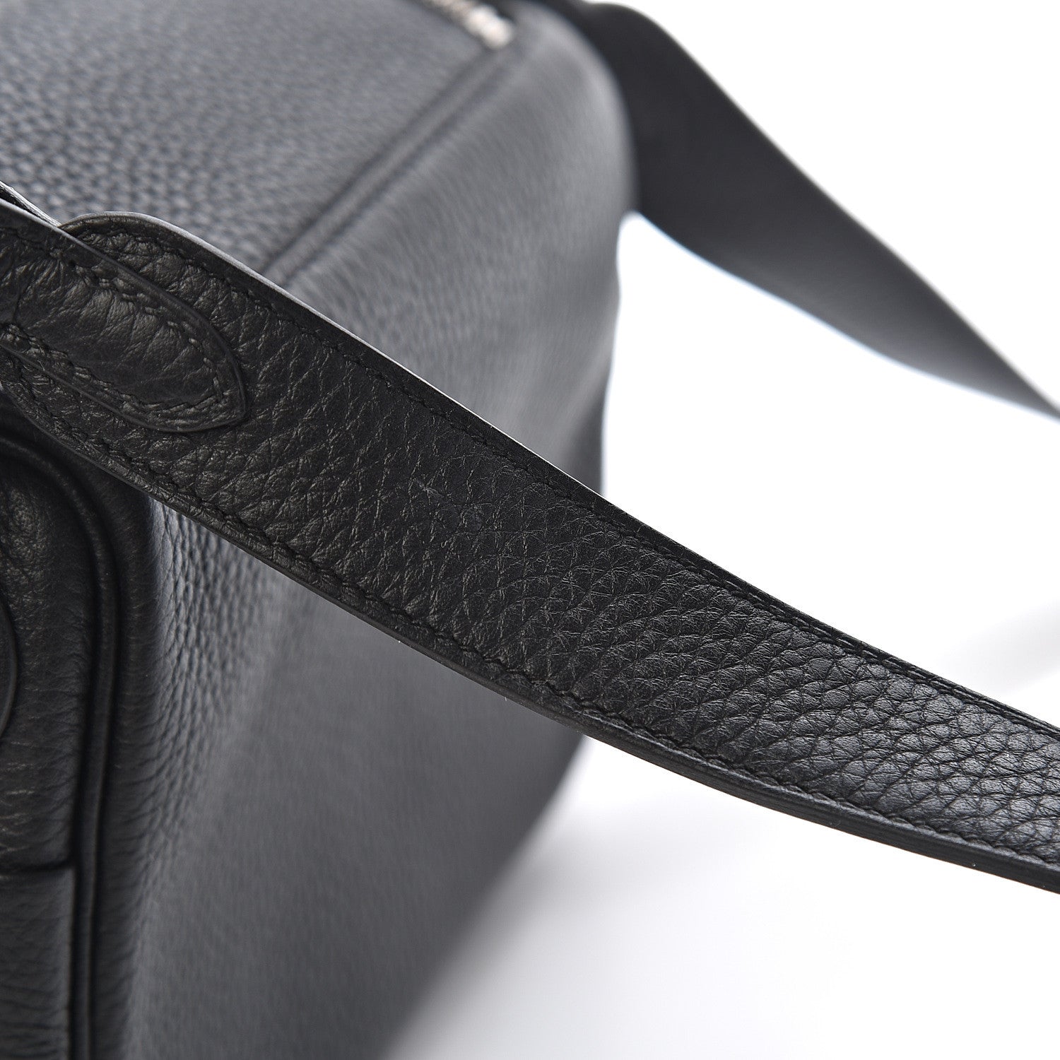 Hermes Taurillon Clemence Mini Lindy 20 Black 6 of 10