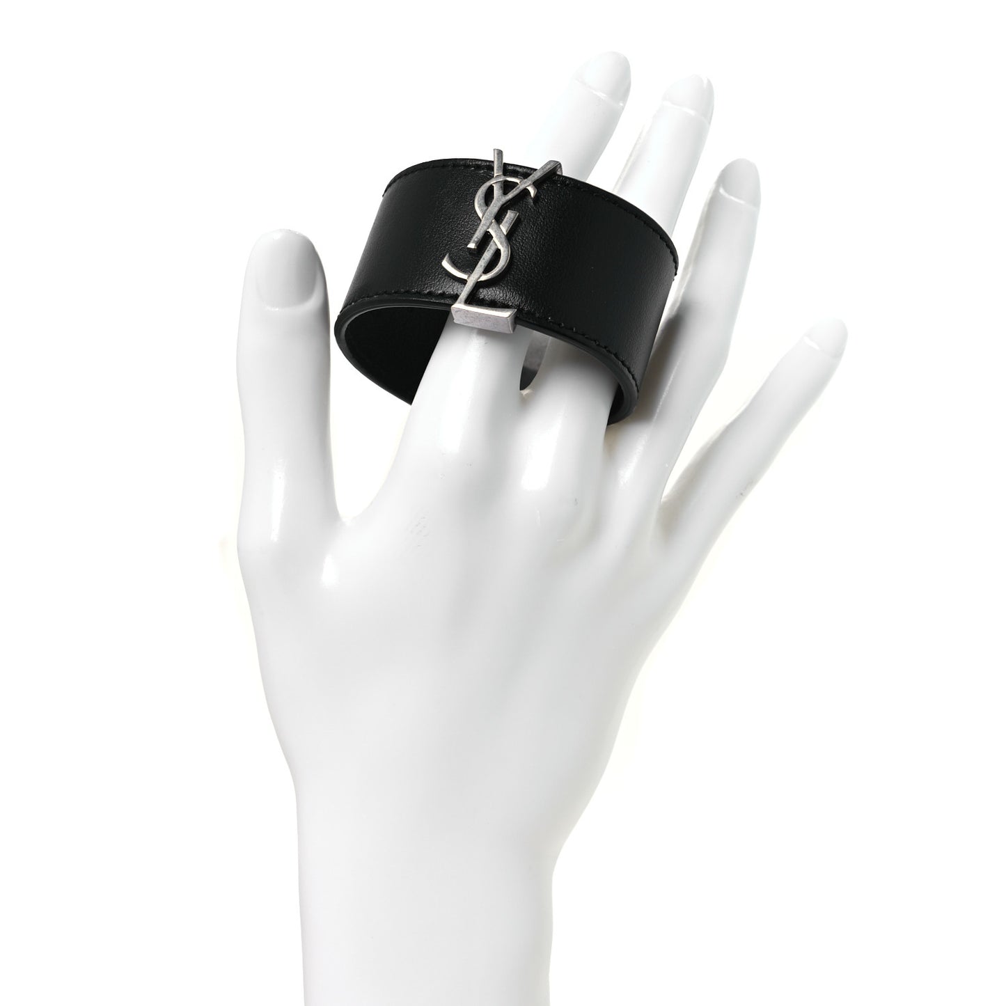 Calfskin Monogram Bracelet Black