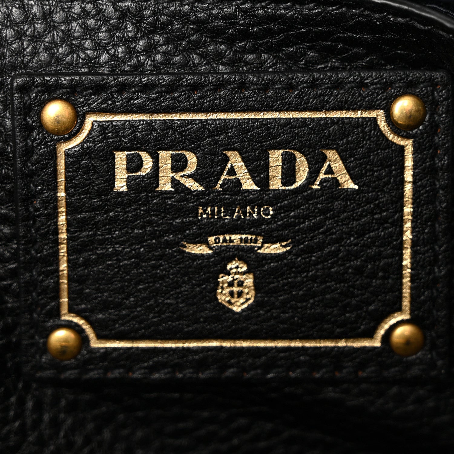 Prada Vitello Daino Shopping Tote Black 6 of 9