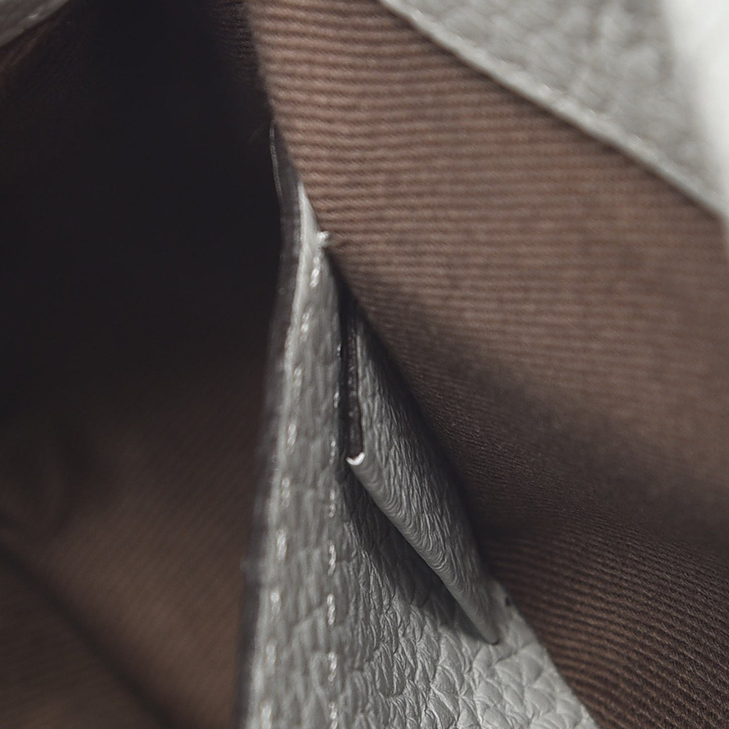 Calfskin Mini Marcie Round Crossbody Bag Airy Grey