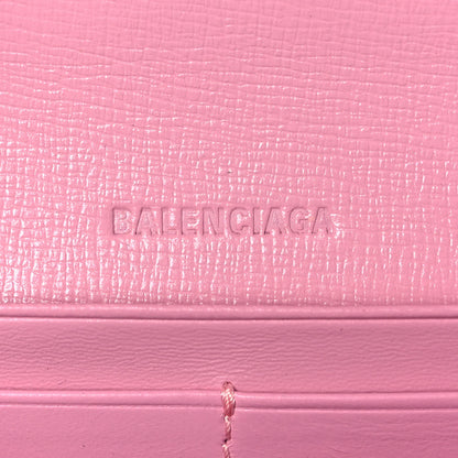 Balenciaga Calfskin Stripe Embossed Gossip Chain Bag XS Candy Pink 5 of 7