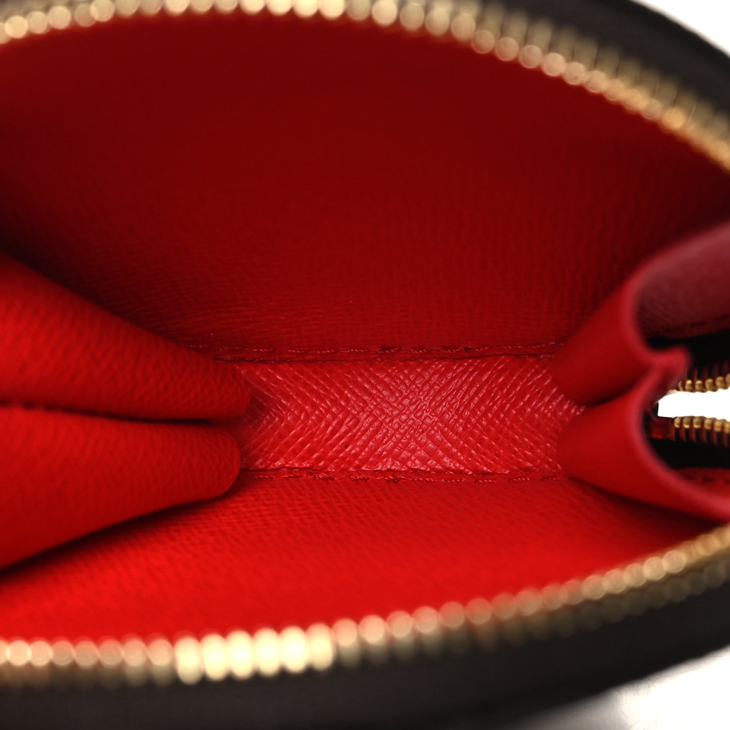 Monogram OnTheGo East West Round Coin Purse Red