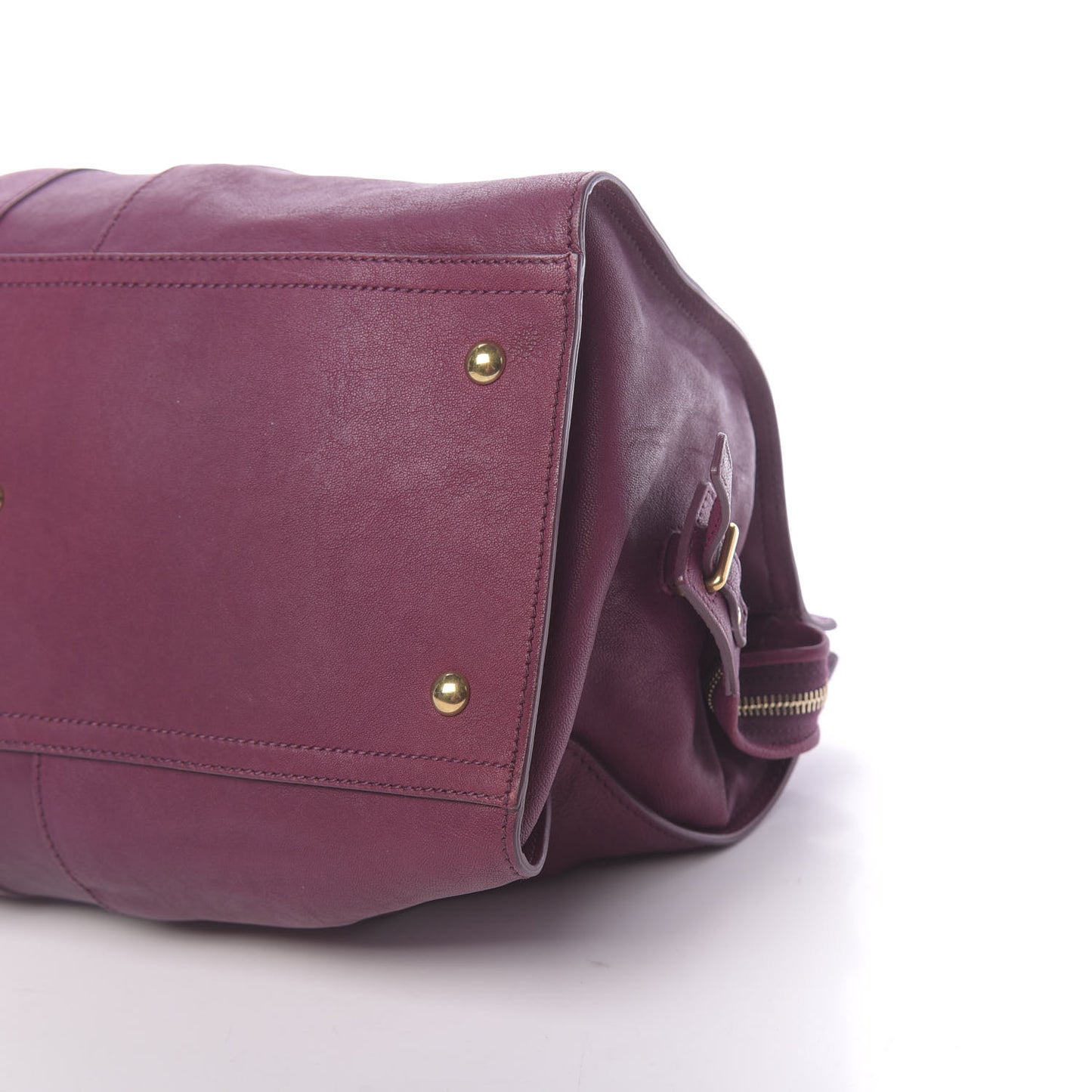 Sheepskin Medium Cabas ChYc Black Cherry