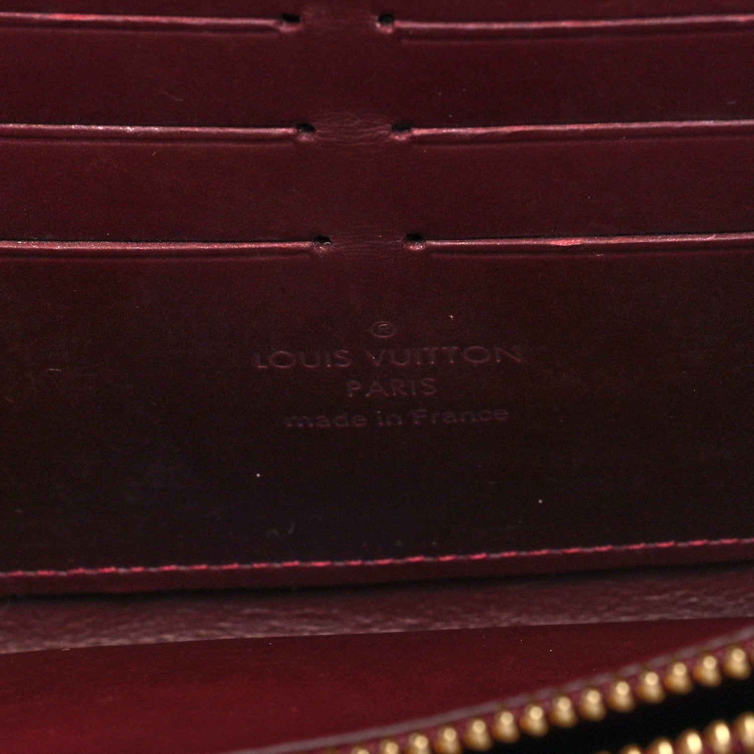 Louis Vuitton Vernis Sarah Noeud Wallet Rouge Fauviste 6 of 6