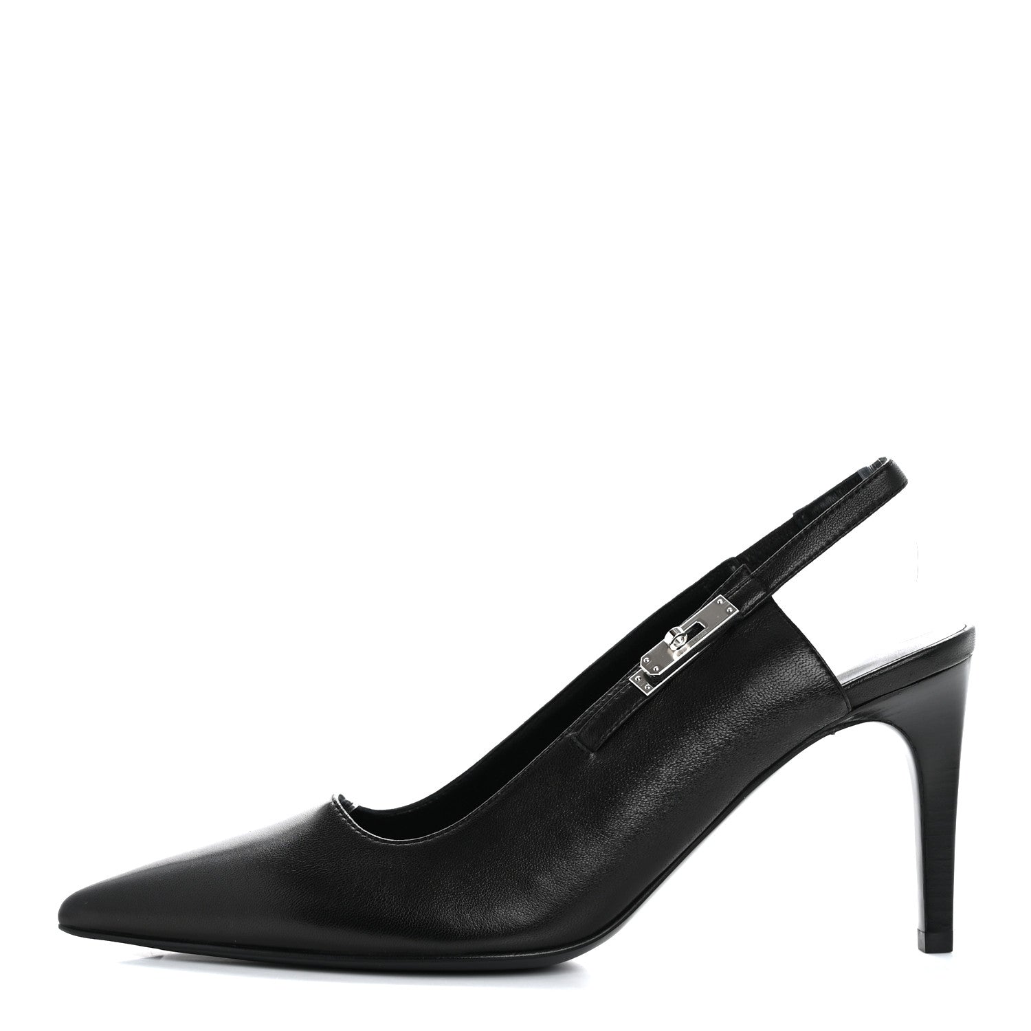 Hermes Nappa Lover 80 Pumps 39 Black 1 of 9