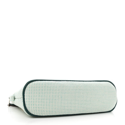 Hermes Cotton Canvas Crazy H Mini Bolide Case Nuage Menthe 4 of 9