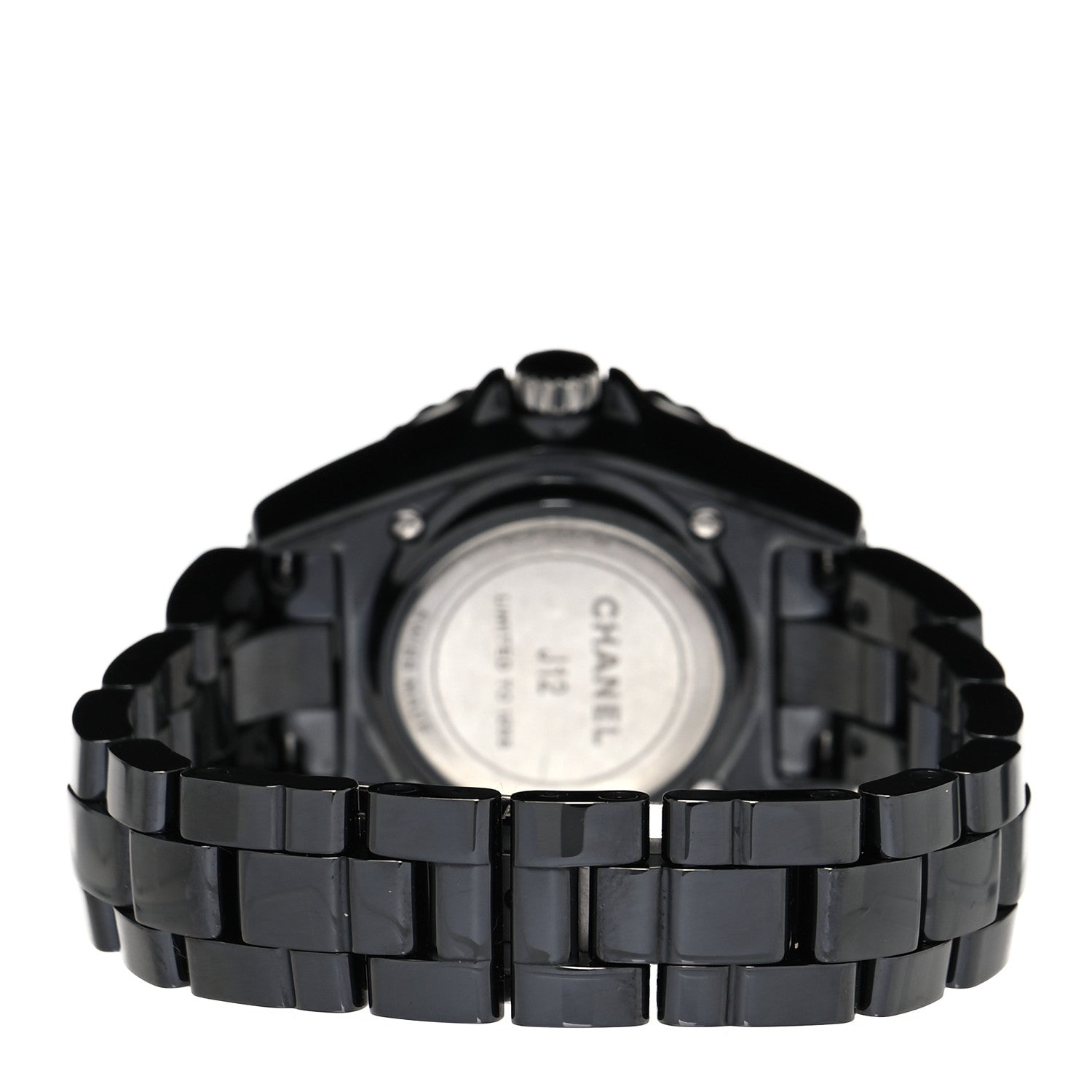 Chanel Stainless Steel Ceramic 33mm J12 Electro Quartz Watch Black 3 of 5