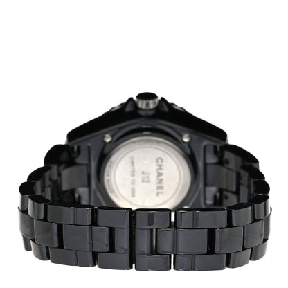 Chanel Stainless Steel Ceramic 33mm J12 Electro Quartz Watch Black 3 of 5