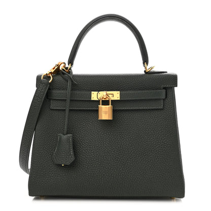 Hermes Togo Kelly Retourne 25 Vert Cypress 1 of 11