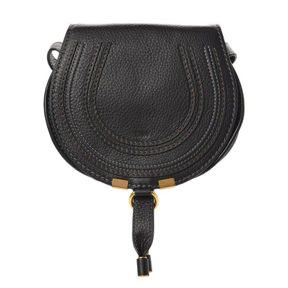 Chloe Calfskin Mini Marcie Round Crossbody Bag Black 1 of 7