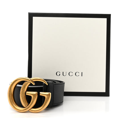 Gucci Calfskin Double G 40mm Belt 85 34 Black 6 of 6