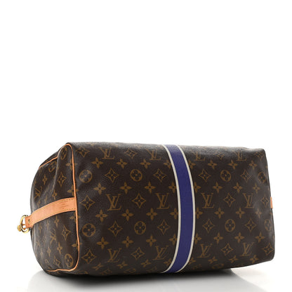 Louis Vuitton Monogram My LV Heritage Speedy Bandouliere 35 Violet Gris 4 of 15