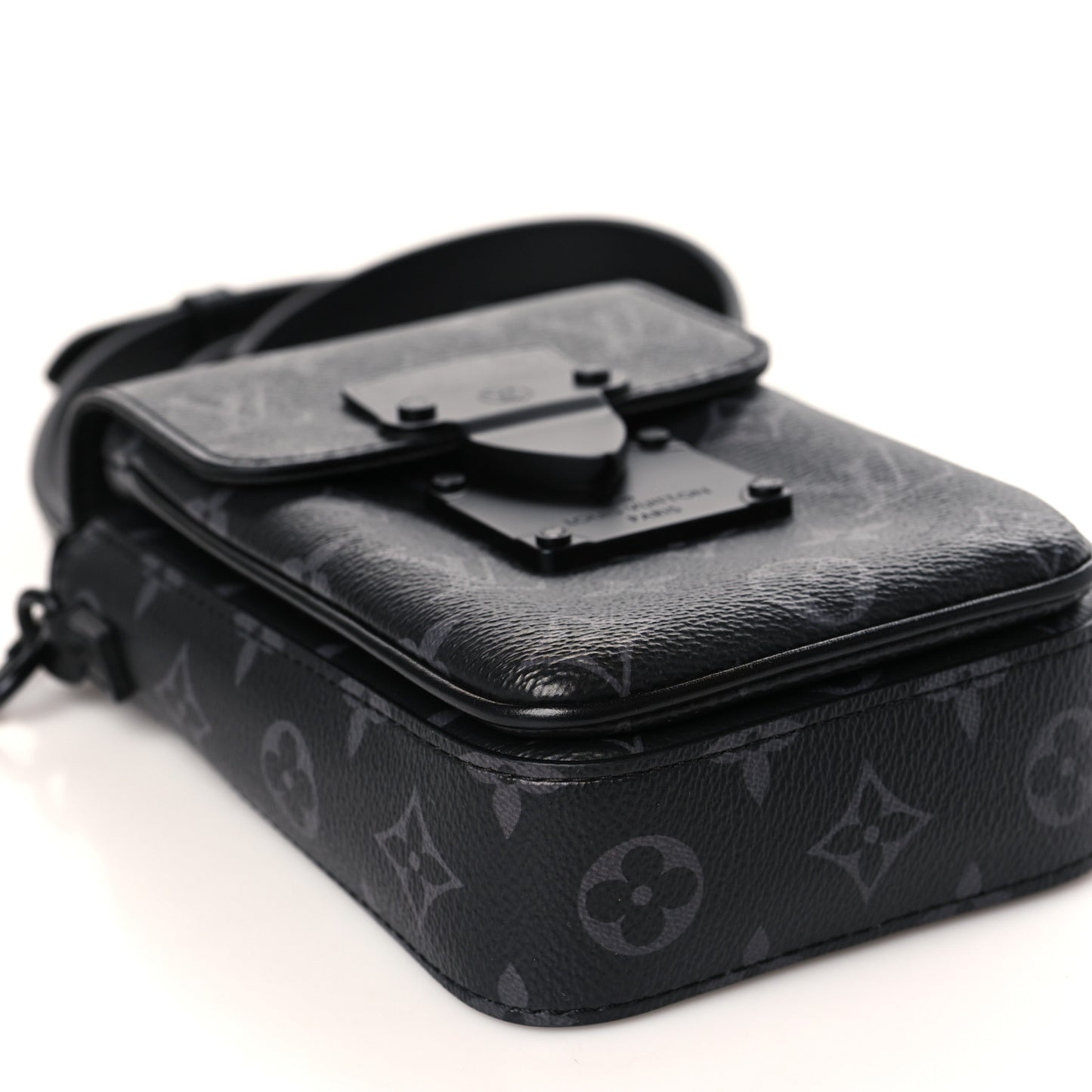 Monogram Eclipse S Lock Wearable Wallet Black