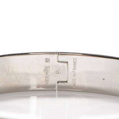 Hermes Enamel Narrow Clic Clac H Bracelet PM White 4 of 4