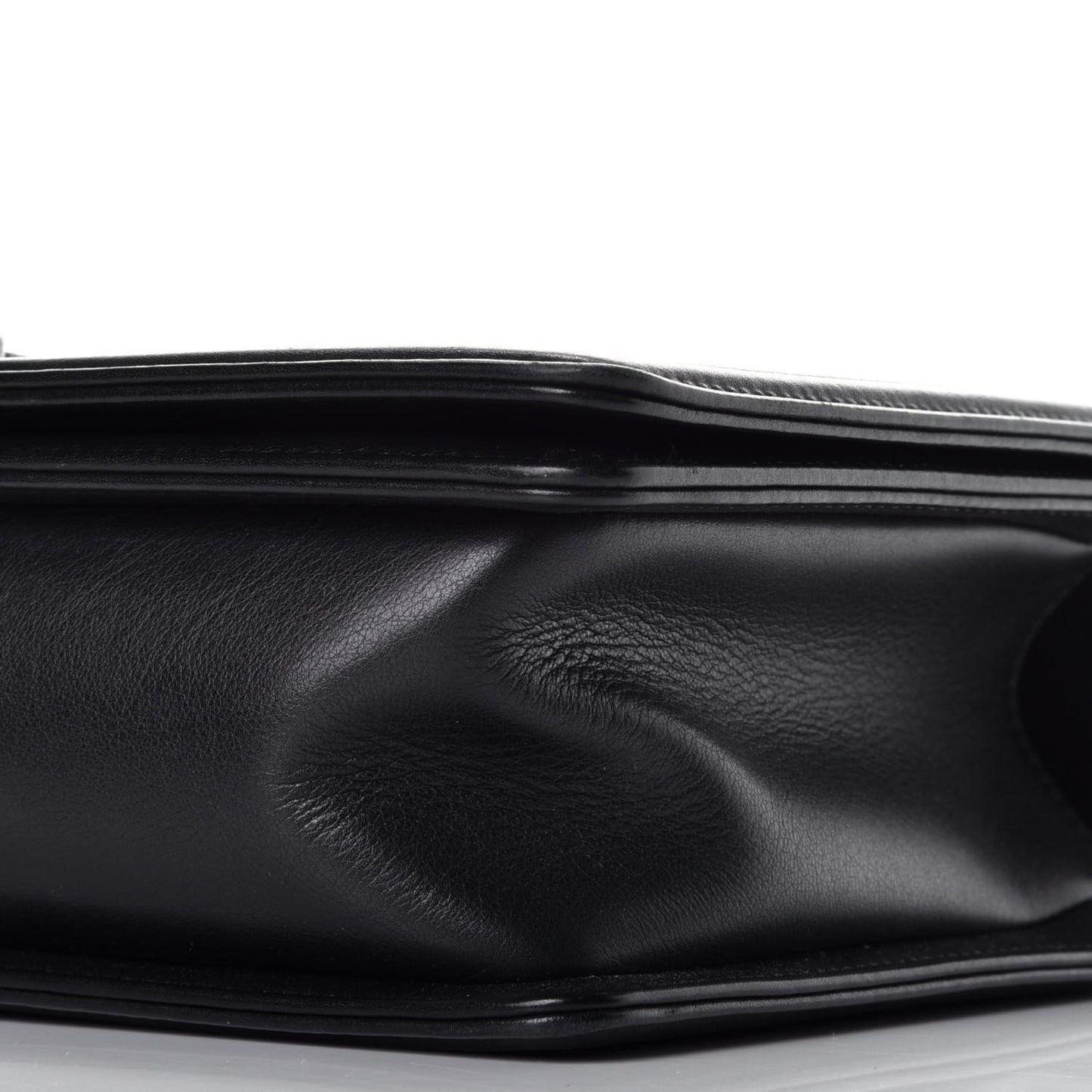 Calfskin Quilted New Medium Boy Flap Black
