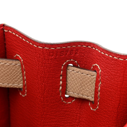Hermes Epsom Horseshoe Kelly Sellier 28 Rouge Casaque Trench 7 of 10