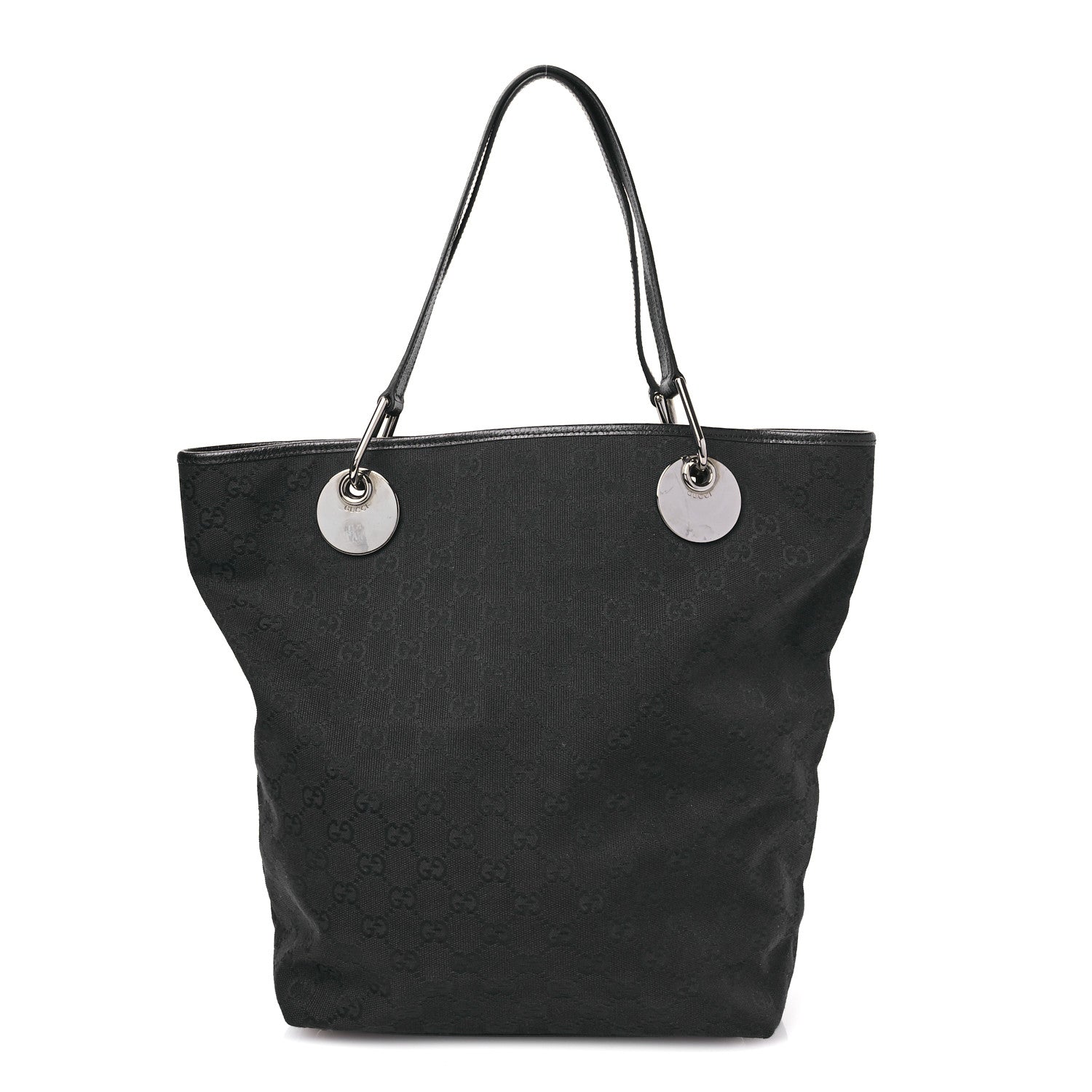 Gucci Monogram Large Eclipse Tote Black 1 of 10