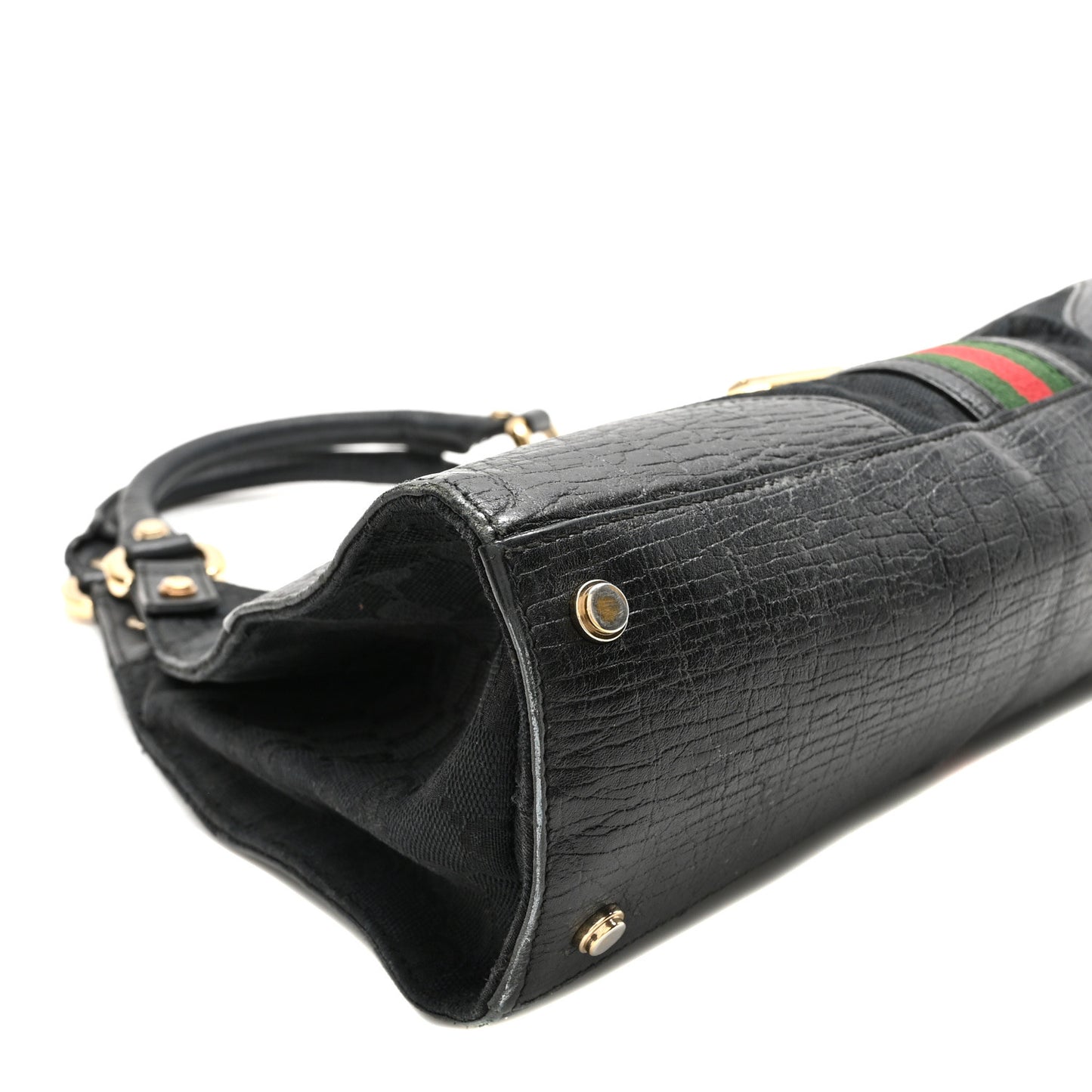 Monogram Web Junco Shoulder Bag Black