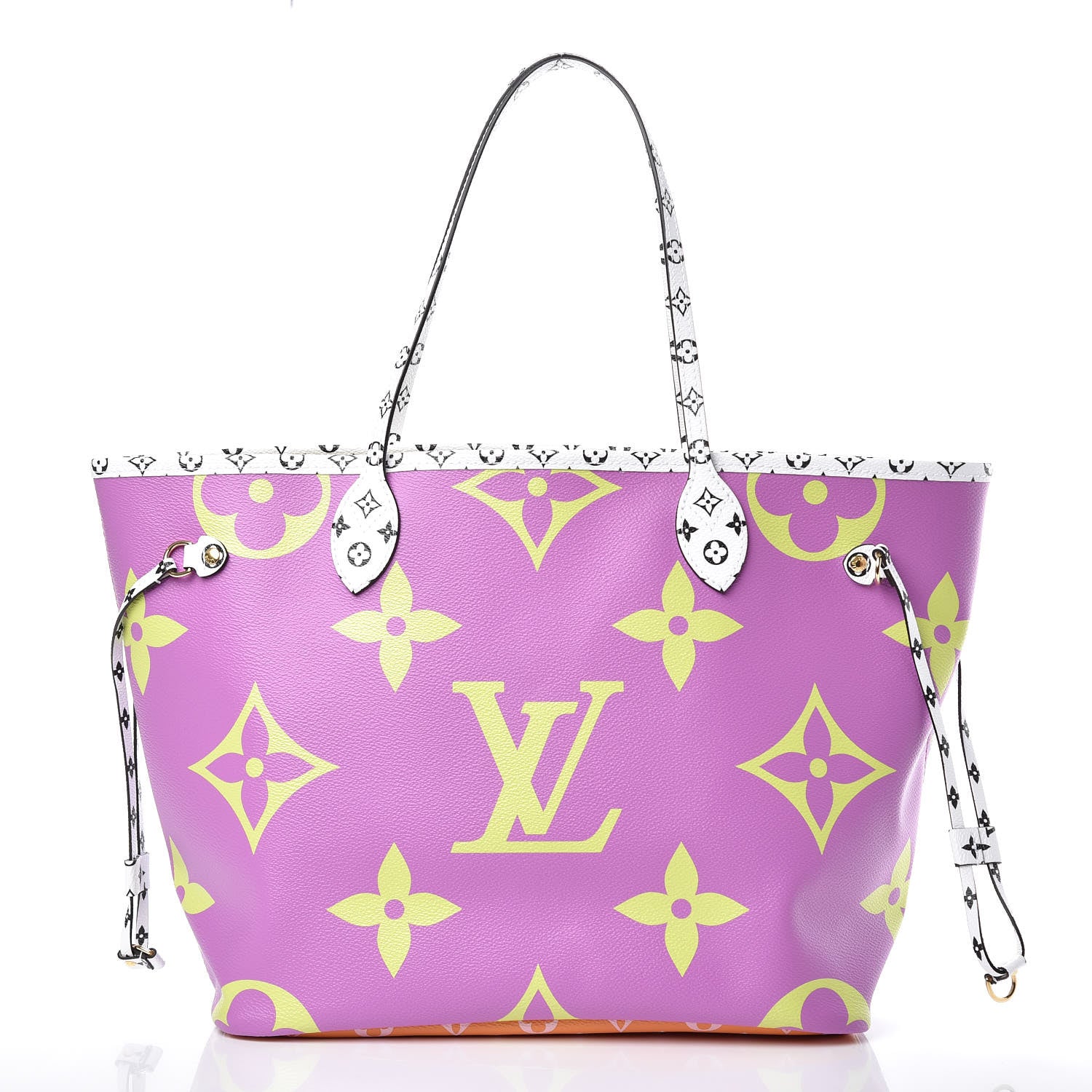 Louis Vuitton Monogram Giant Neverfull MM Pink Lilac 3 of 9