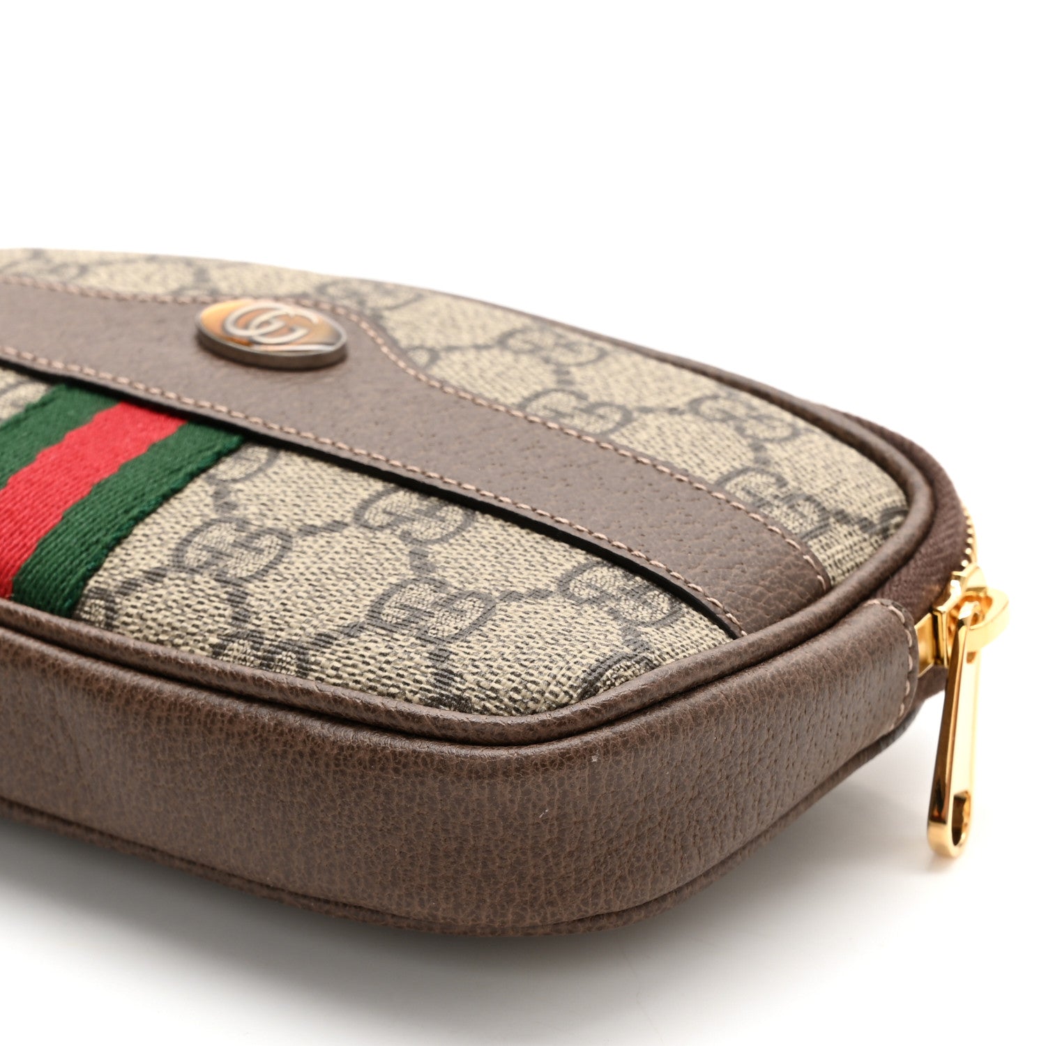Gucci GG Supreme Monogram Ophidia Belted iPhone Case Dark Brown 10 of 11