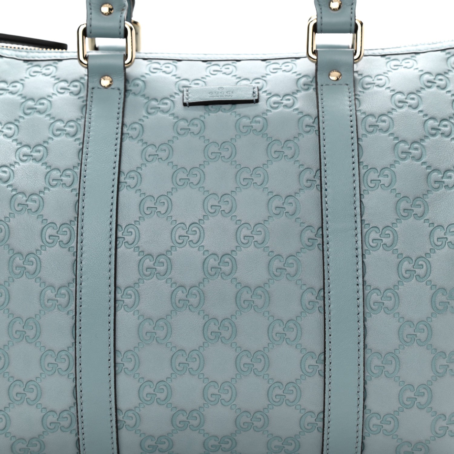Gucci Guccissima Medium Joy Boston Light Blue 8 of 10