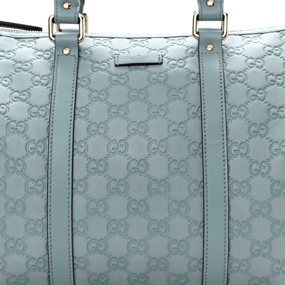 Gucci Guccissima Medium Joy Boston Light Blue 8 of 10