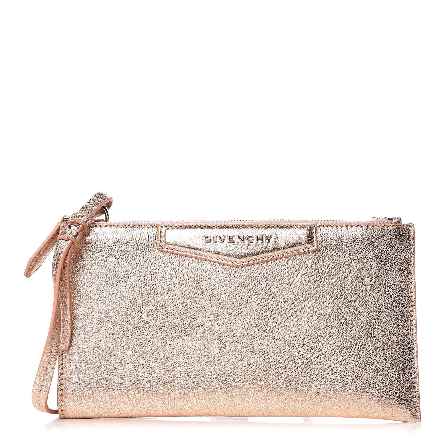 Givenchy Metallic Grained Goatskin Antigona Crossbody Pink 1 of 11