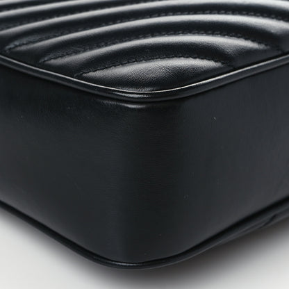 Saint Laurent Calfskin Matelasse Monogram Monochrome Lou Camera Bag Black 6 of 8