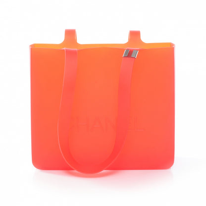 Chanel Jelly Rubber Small Tote Orange 1 of 8