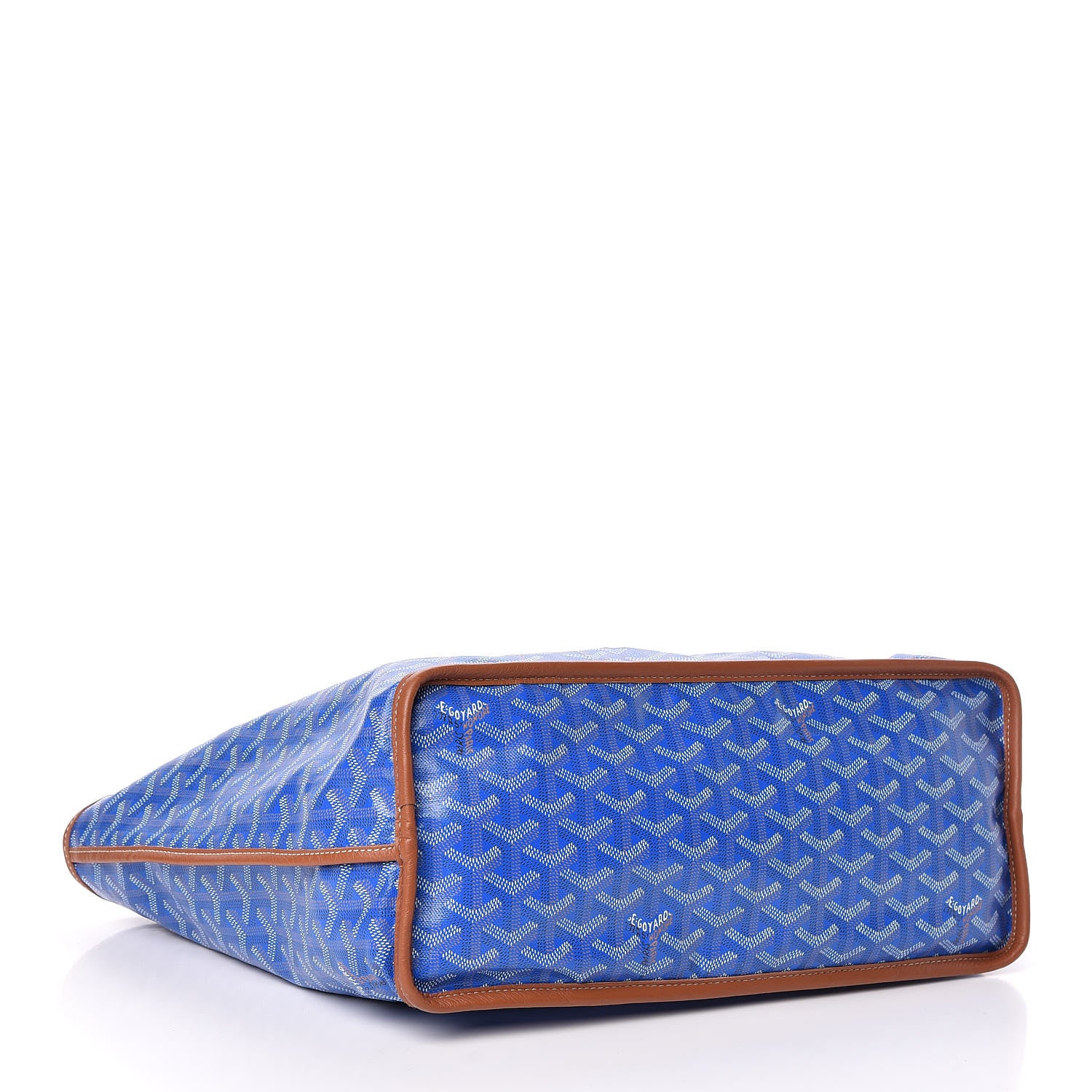 Goyard Goyardine Reversible Anjou PM Sky Blue Gold 8 of 17