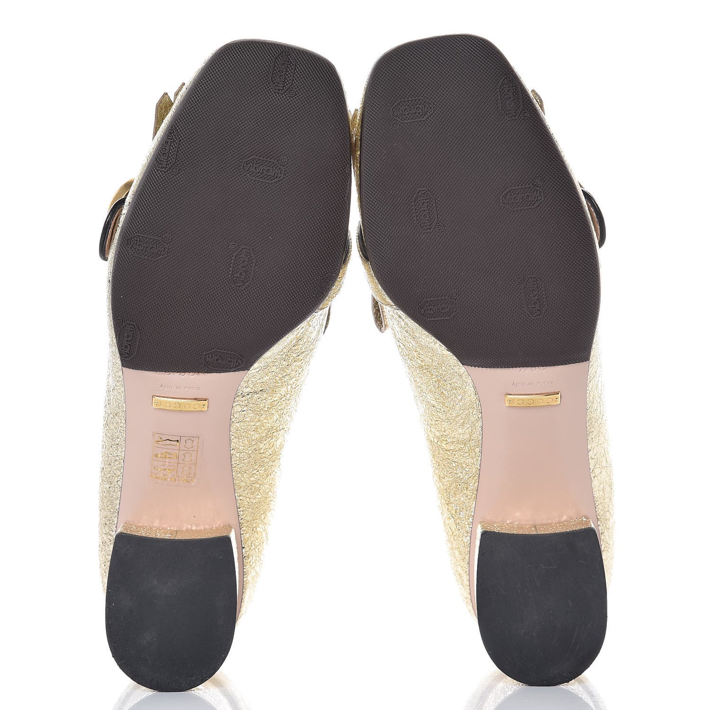 Galassia GG Marmont Fringe 50mm Loafer Pumps 38.5 Platino