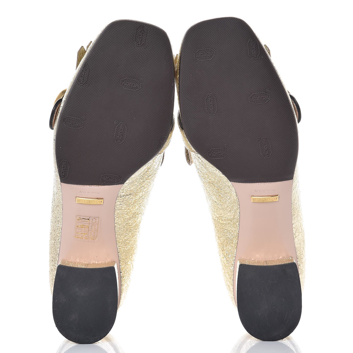 Gucci Galassia GG Marmont Fringe 50mm Loafer Pumps 38.5 Platino 7 of 15