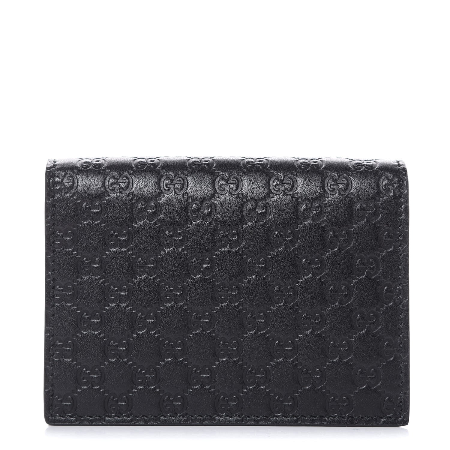 Gucci Microguccissima Card Case Wallet Black 1 of 8