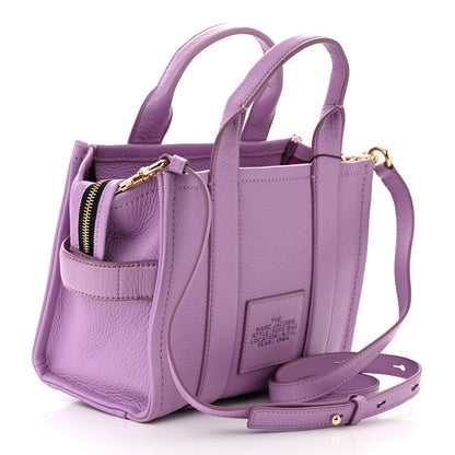Marc Jacobs Grained Calfskin Small The Tote Bag Regal Orchid 3 of 11