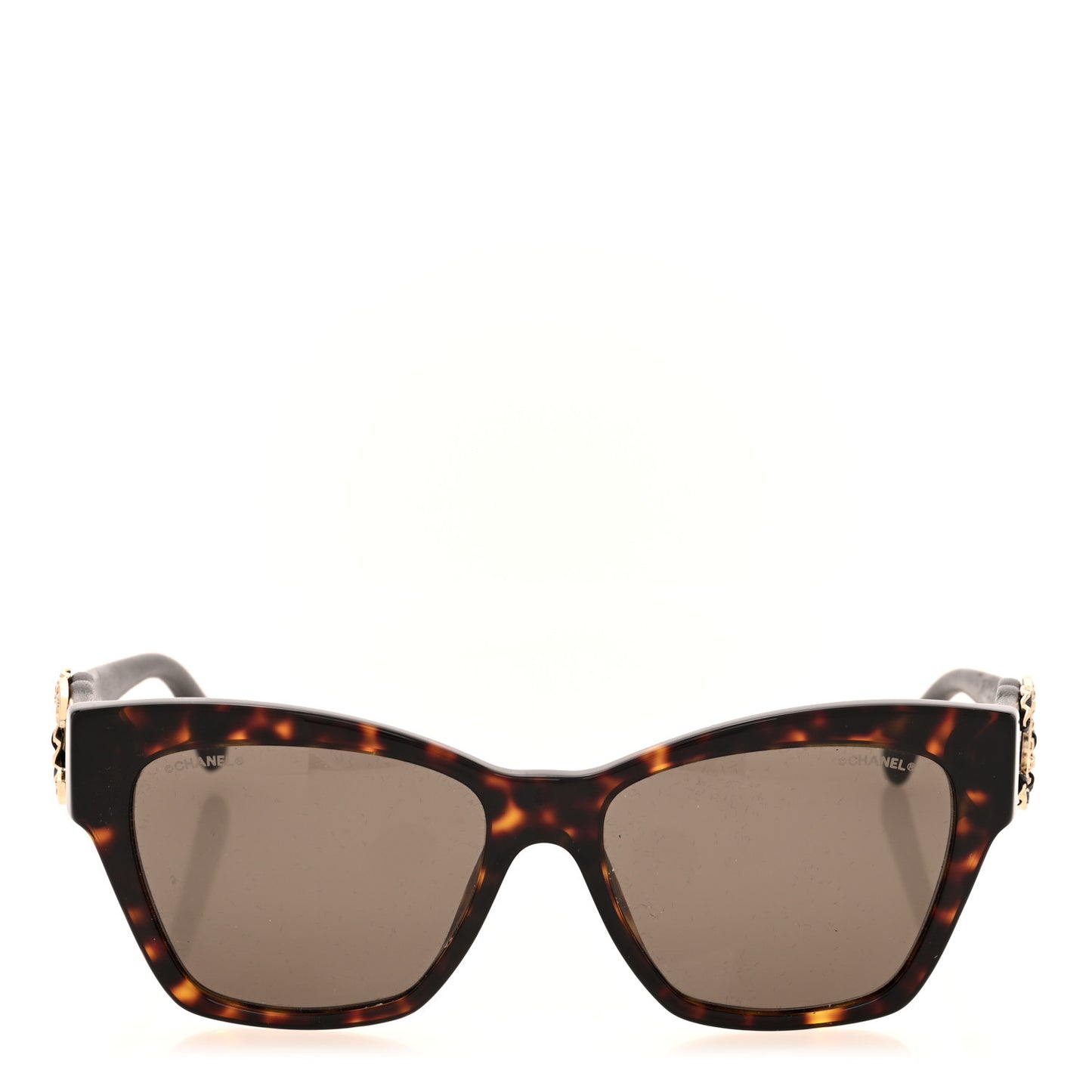 Acetate Lambskin CC Sunglasses 5456-Q-B Tortoise
