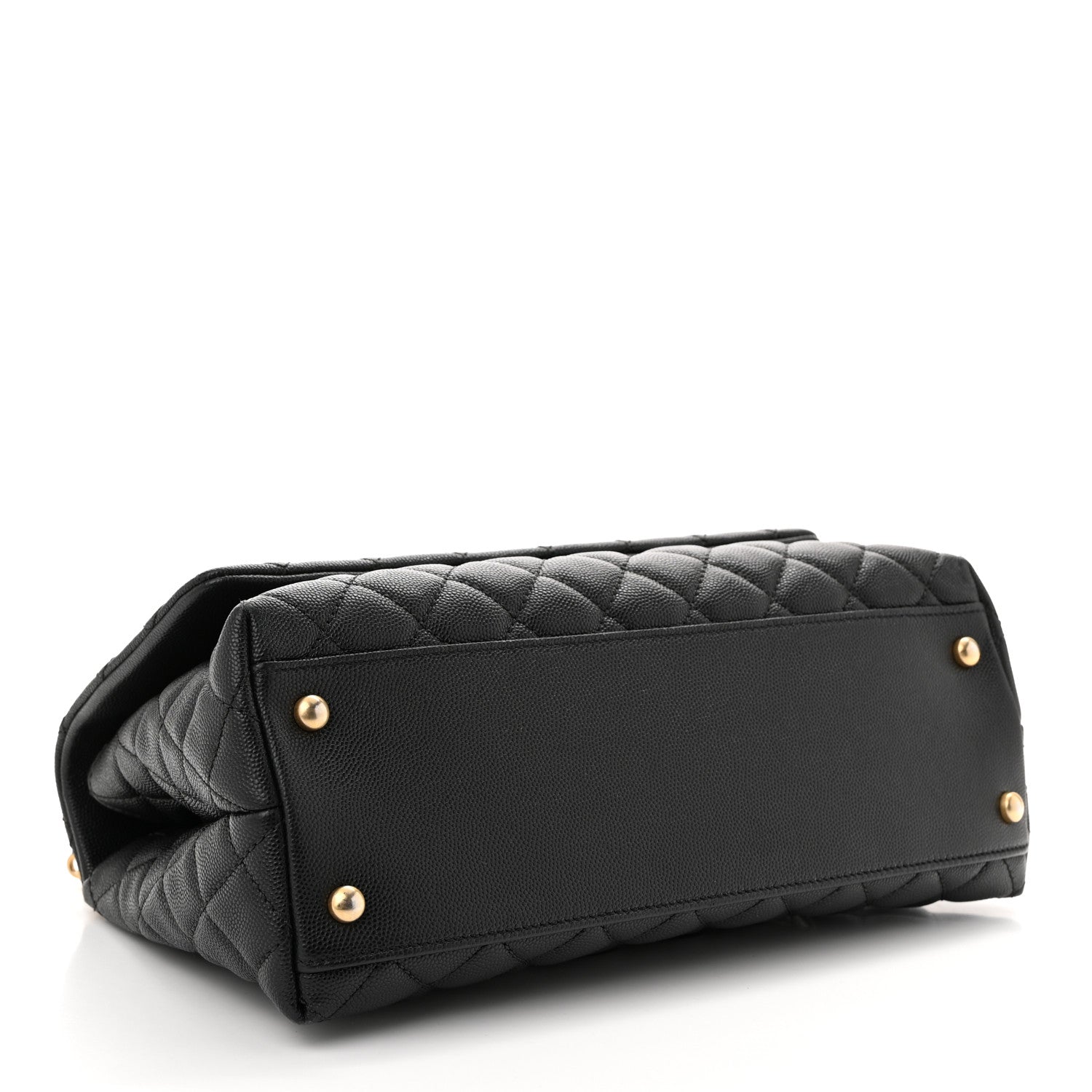 Chanel Caviar Quilted Small Coco Handle Flap Black 4 of 10