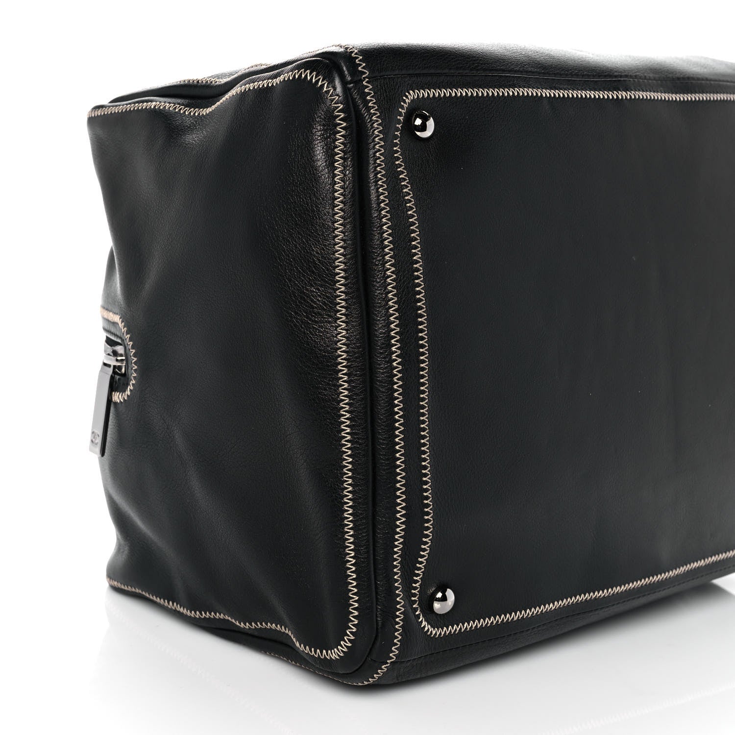 Chanel Lambskin Medium Bowler Black 7 of 8