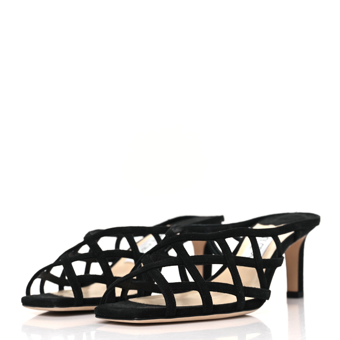 Suede Sai 65 Sandals 37.5 Black