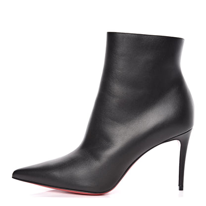 Christian Louboutin Calfskin So Kate Booty 85 Ankle Boots 38.5 Black 1 of 8