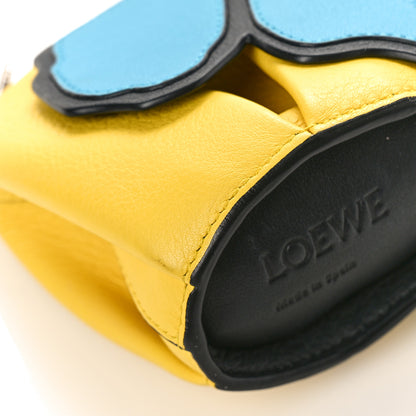 Loewe Calfskin Mini Voysey Elephant Butterfly Crossbody Bag Yellow 7 of 9