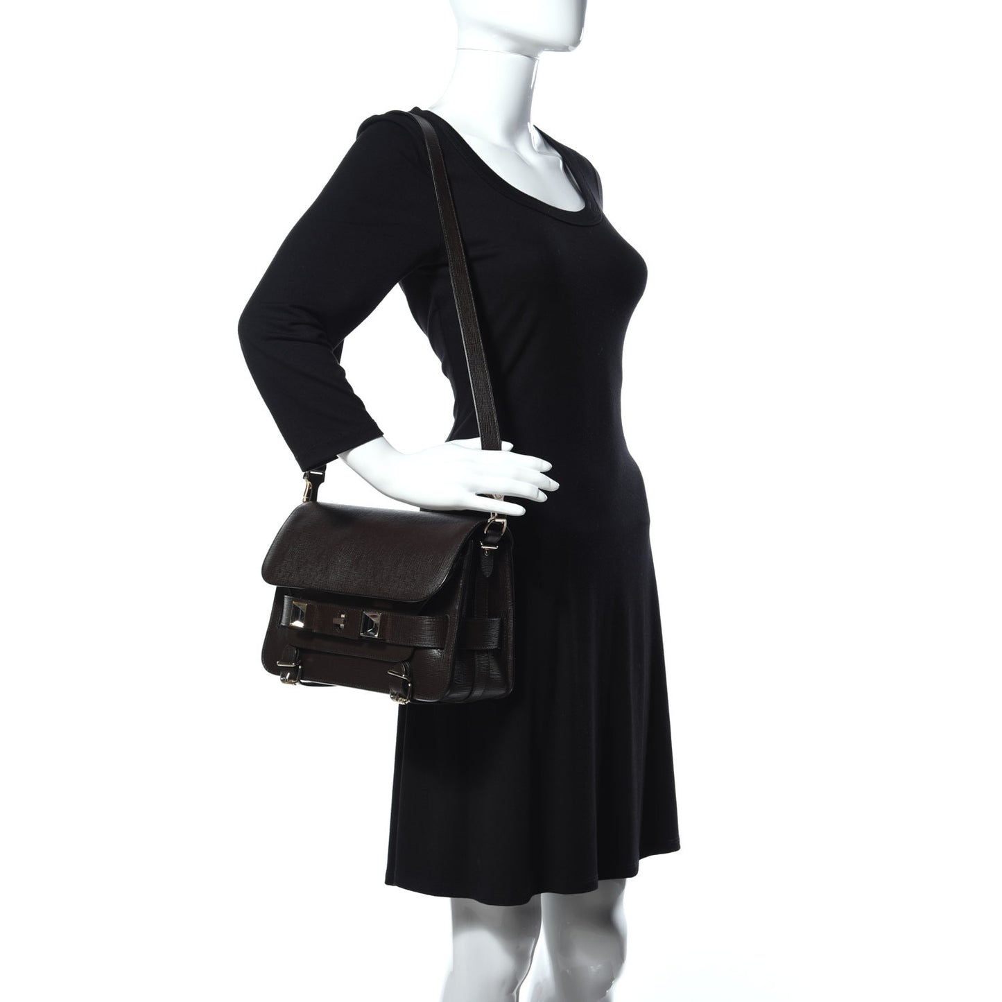 Linosa Calfskin PS11 Classic Shoulder Bag Pepe