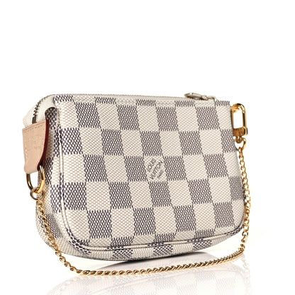 Louis Vuitton Damier Azur Mini Pochette Accessories 3 of 10