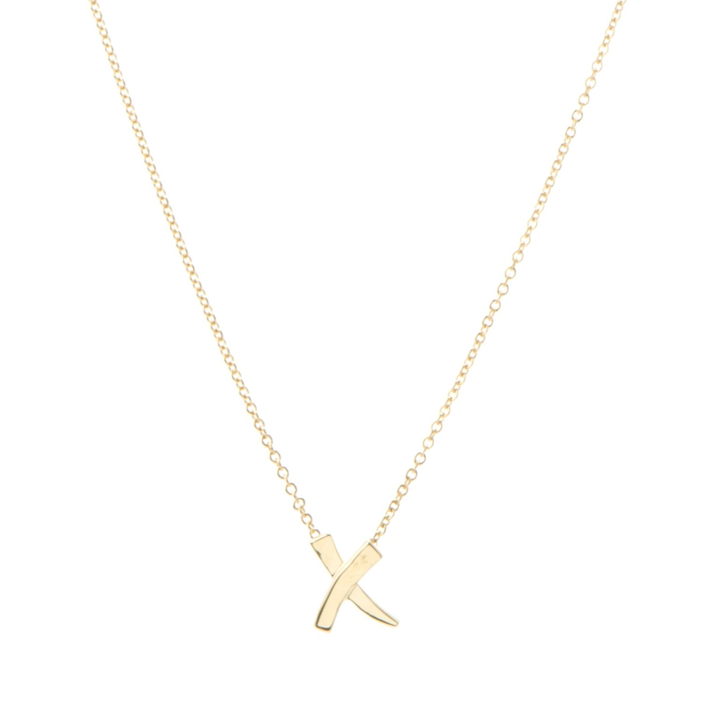 18K Yellow Gold Paloma Picasso X Pendant Necklace
