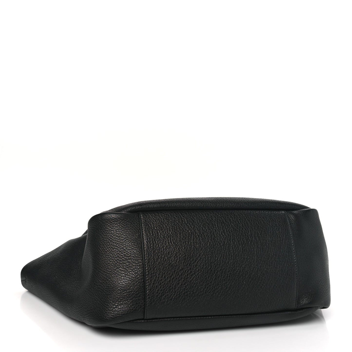 Grained Deerskin Bea Tote Black