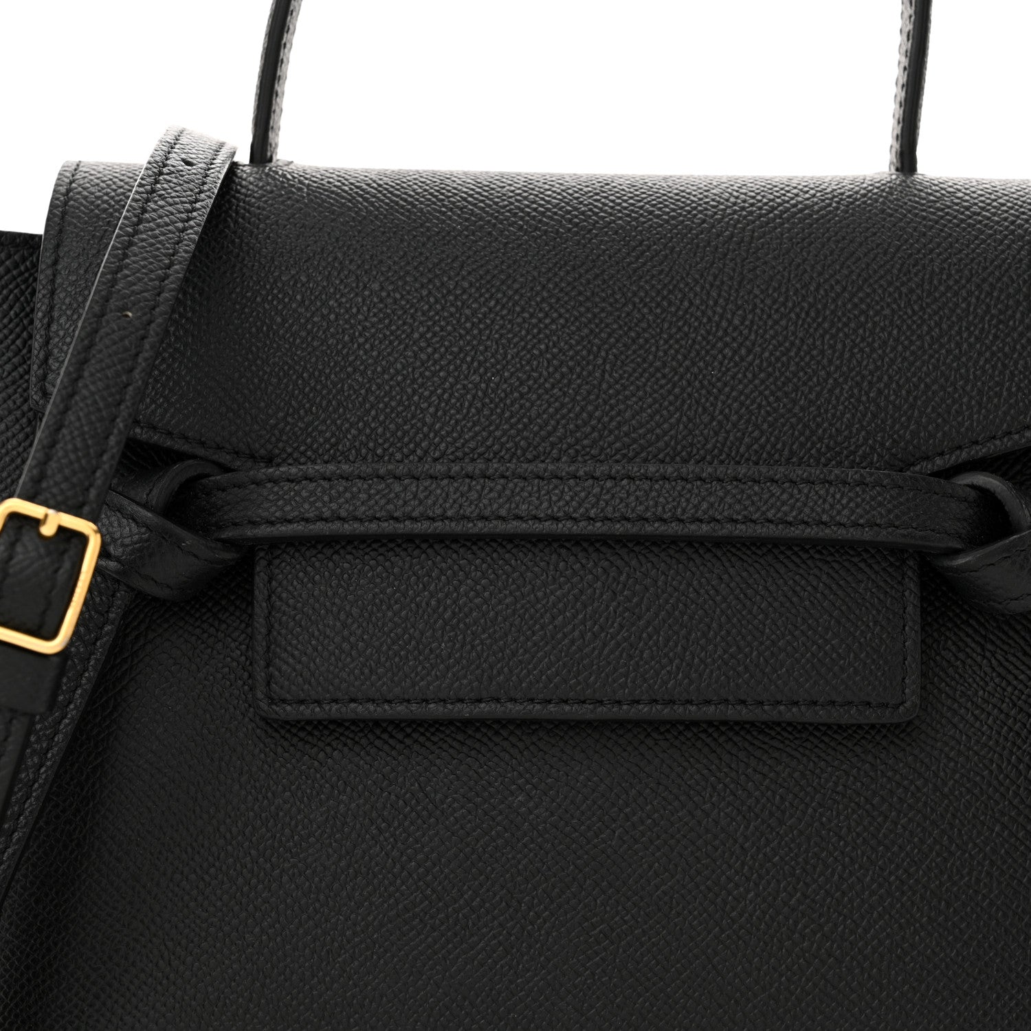Celine Grained Calfskin Nano Belt Bag Black 8 of 12