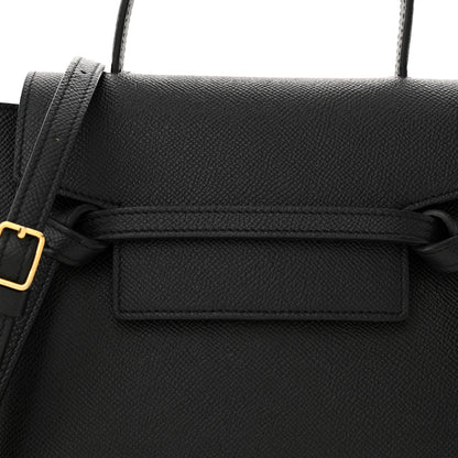 Celine Grained Calfskin Nano Belt Bag Black 8 of 12